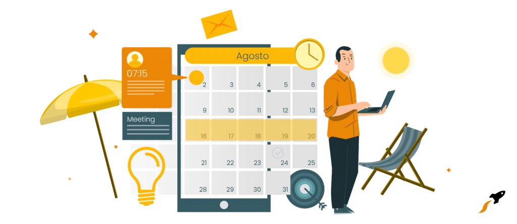 Ilustración que marca la importancia del calendario en el Marketing Estacional.
