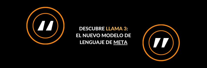 Portada de blog sobre el nuevo modelo de lenguaje de Meta: LlaMA 3